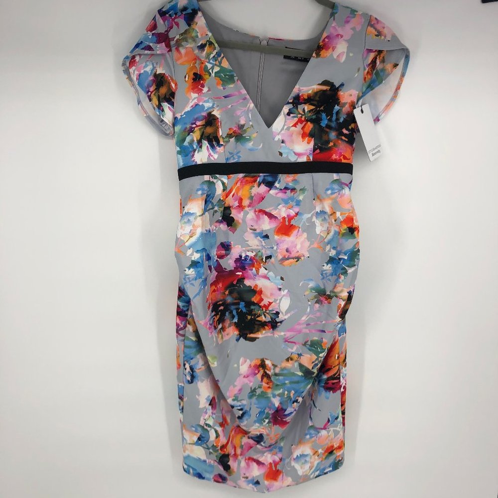 Little Mistress WaterColor Maternity Dress 4